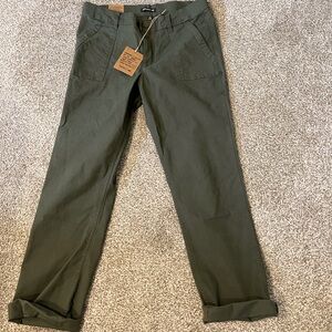 Toad and Co Green Casual Pants